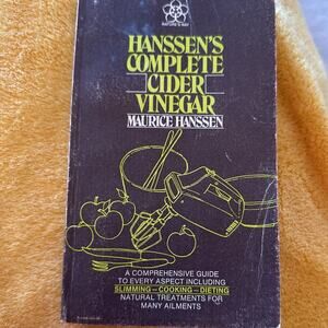 Vintage Paperback Book - Hanssen's Complete Cider Vinegar by Maurice Hanssen